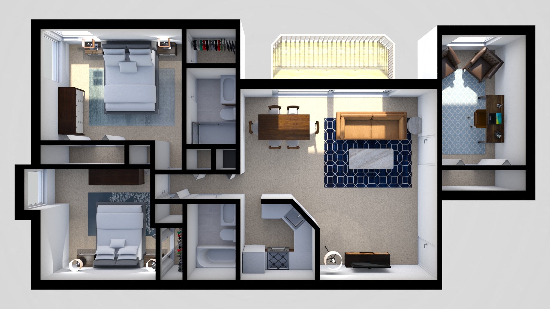 Suite A Floorplan